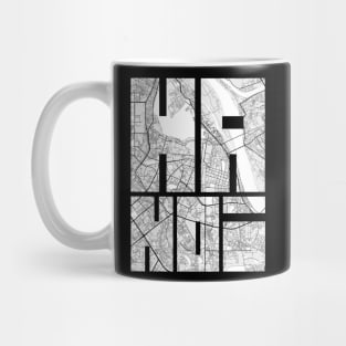 Hanoi, Vietnam City Map Typography - Light Mug